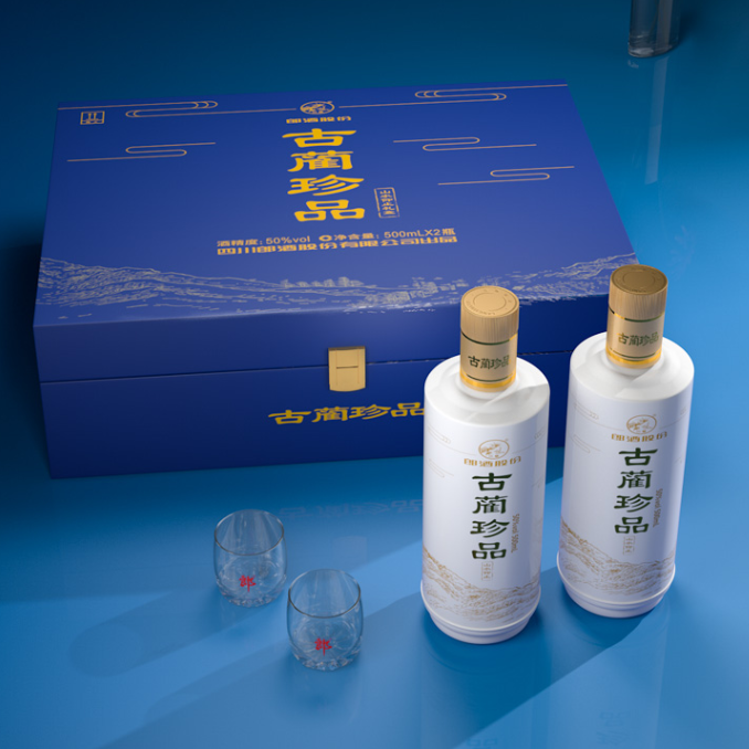 郎酒古蘭珍品 山水仰止礼盒 50度 500ml  2020年10月28日